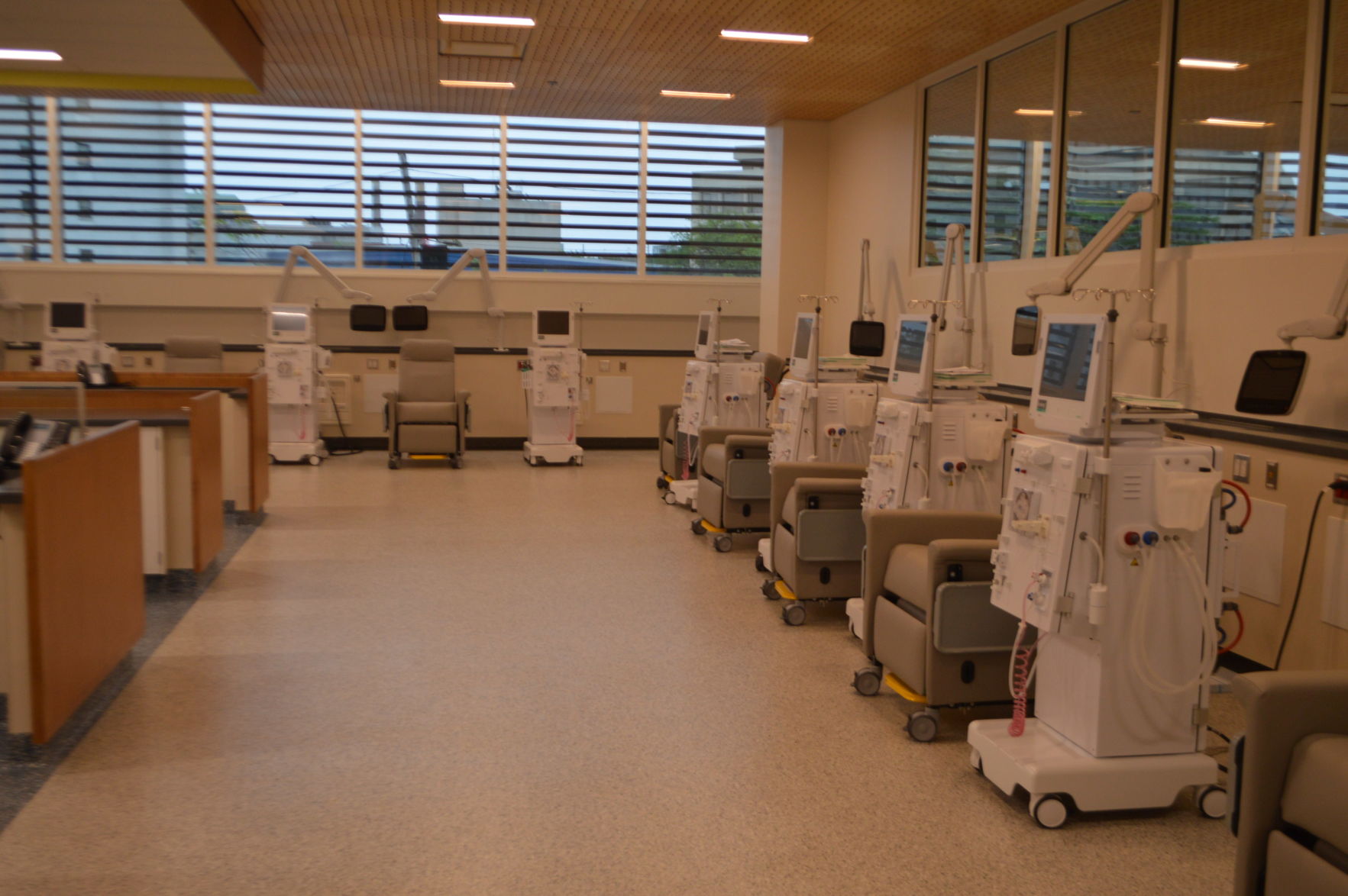 Center for Dialysis Care treatment area